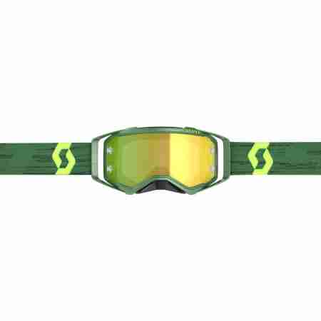 фото 3 Кроссовые маски и очки Мотоочки Scott Prospect Green-Yellow Chrome Works