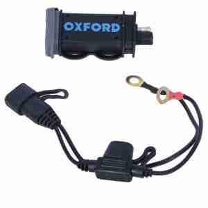 Зарядний пристрій Oxford USB 21Amp із запобіжником