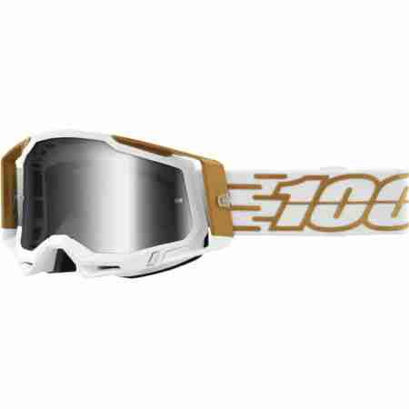 фото 1 Кроссовые маски и очки Мотоочки 100% Racecraft 2 Mayfair - Mirror Silver Lens, Mirror Lens