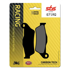 Колодки гальмівні SBS Racing 671RQ Carbon Tech