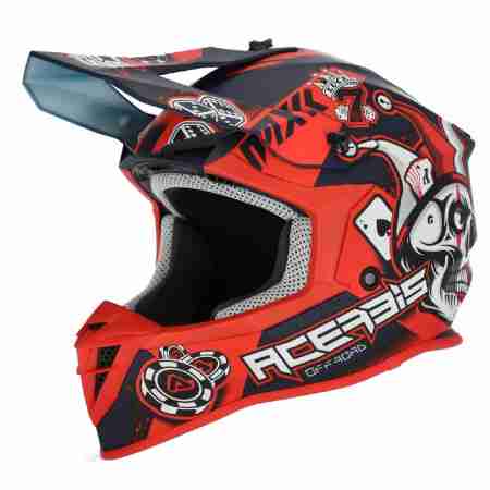 фото 1 Мотошлемы Мотошлем Acerbis Linear Blue-Red XS