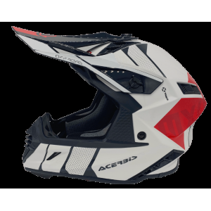 Мотошлем Acerbis X-Track VTR White-Red