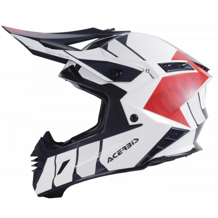 фото 3 Мотошлемы Мотошлем Acerbis X-Track VTR White-Red XS