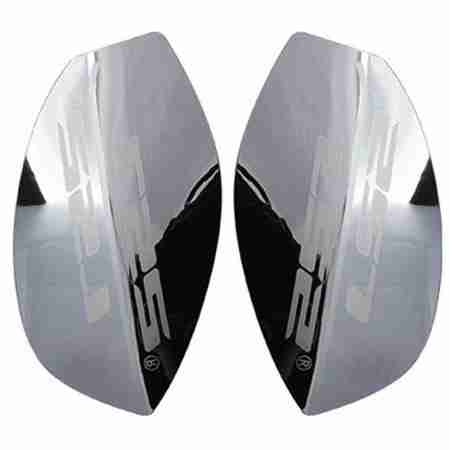 фото 1 Запчастини для шолома Накладки на підборіддя для мотошолому LS2 FF900 Chrome Black