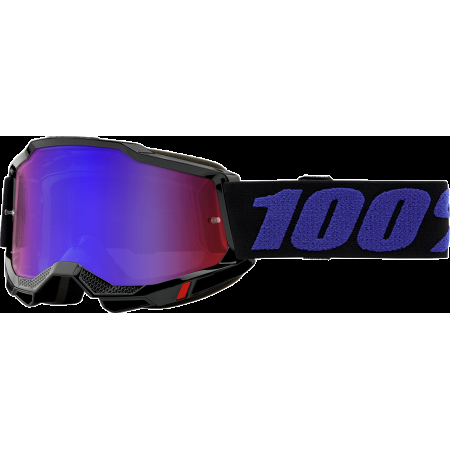 фото 1 Кроссовые маски и очки Мотоочки Ride 100% Accuri 2 Moore - Mirror Red/Blue Lens, Mirror Lens