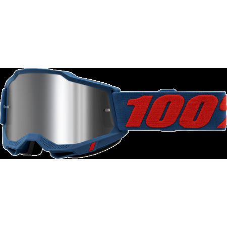 фото 1 Кроссовые маски и очки Мотоочки Ride 100% Accuri 2 Odeon - Flash Silver Lens, Mirror Lens