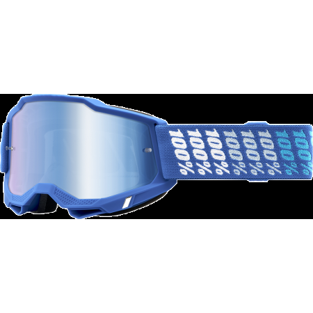 фото 1 Кросові маски і окуляри Мотоокуляри Ride 100% Accuri 2 Yarger - Mirror Blue Lens, Mirror Lens