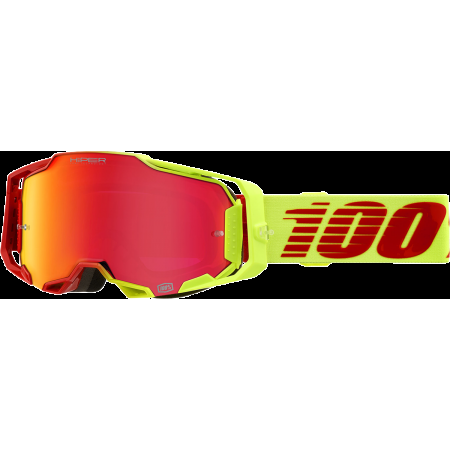 фото 1 Кроссовые маски и очки Мотоочки Ride 100% Armega HiPER Solaris - Red Mirror Lens, Mirror Lens