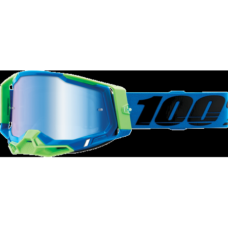 фото 1 Кроссовые маски и очки Мотоочки Ride 100% Racecraft 2 Fremont - Mirror Blue Lens, Mirror Lens