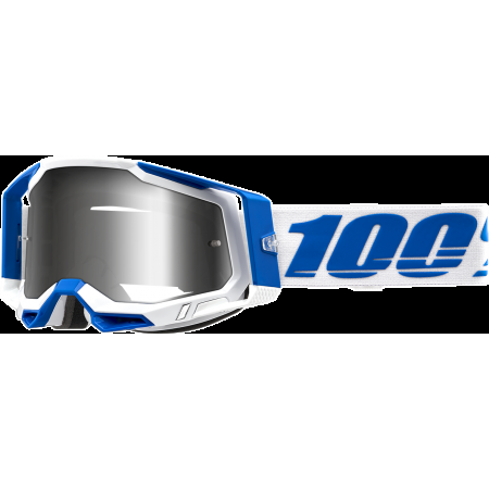 фото 1 Кроссовые маски и очки Мотоочки Ride 100% Racecraft 2 Isola - Flash Silver Lens, Mirror Lens
