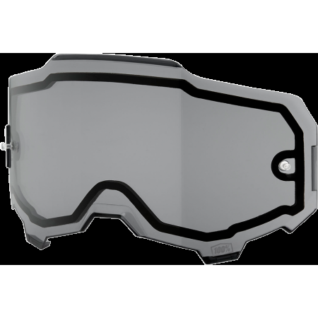 фото 1 Линзы для кроссовых масок Линза к мотоочкам Ride 100% Armega Dual Replacement Lens - Smoke, Dual Lens