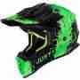 фото 1 Мотошлемы Мотошлем Just1 J38 Mask Fluo Green Titanium-Black L