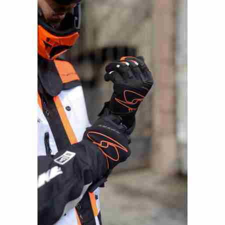 фото 3 Мотоперчатки Мотоперчатки Spyke Namib Black-Grey-Orange M