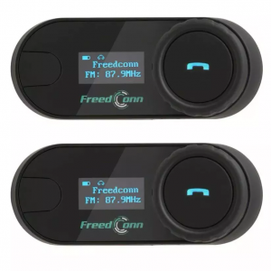 Мотогарнітура FreedConn T-COM-SC c FM радио и LCD екраном Dual Pack
