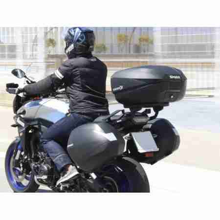 фото 4 Мотокофри, сумки для мотоциклів Кофр центральный Shad SH58X Carbon Black