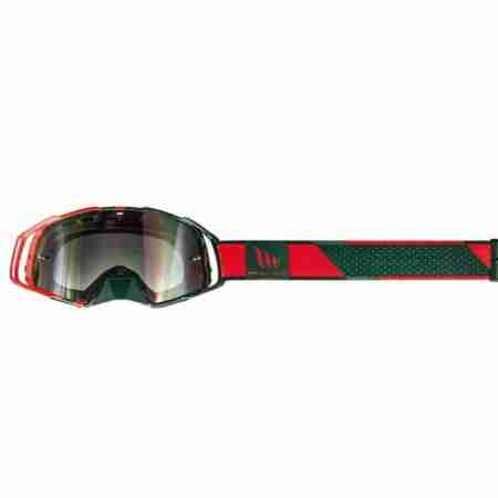 фото 2 Кросові маски і окуляри Мотоокуляри MT MX EVO Stripes Black-Red
