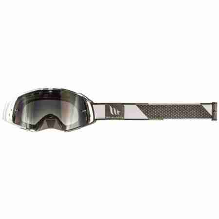 фото 2 Кросові маски і окуляри Мотоокуляри MT MX EVO Stripes Black-White