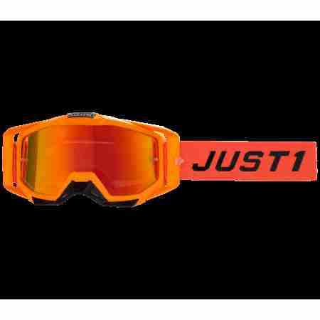 фото 1 Кроссовые маски и очки Мотоочки Just1 Iris 2.0 Pulsar Fluo Orange