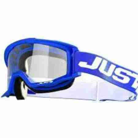 фото 3 Кроссовые маски и очки Мотоочки Just1 Vitro Blue-White