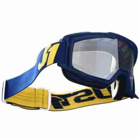 фото 1 Кроссовые маски и очки Мотоочки Just1 Vitro Blue-Yellow