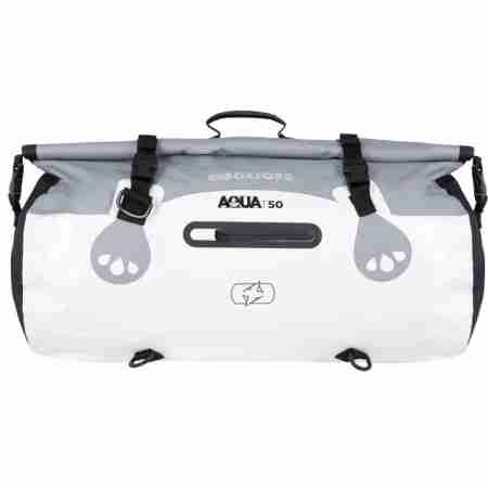 фото 1 Мотокофры, мотосумки  Мотосумка Oxford Aqua T-50 Roll Bag Grey-White