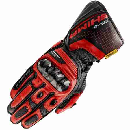 фото 3 Мотоперчатки Мотоперчатки Shima STR-2 Black-Red 2XL