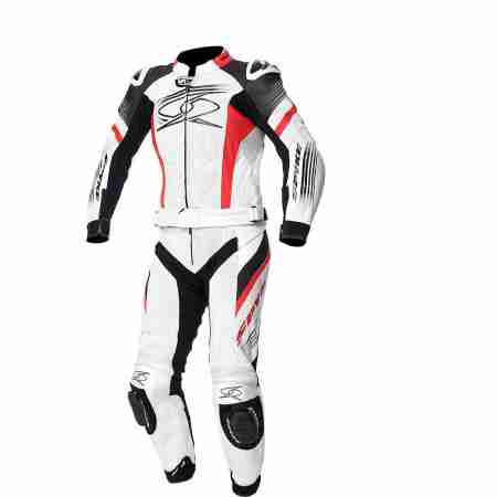 фото 1 Костюмы и комбинезоны Мотокостюм Spyke Estoril Sport White-Black-Red 50