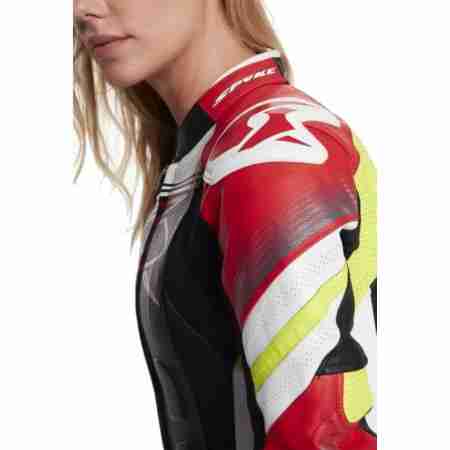 фото 5 Костюми та комбінезони Мотокостюм Spyke Estoril Sport Lady Black-Red-Yellow 38