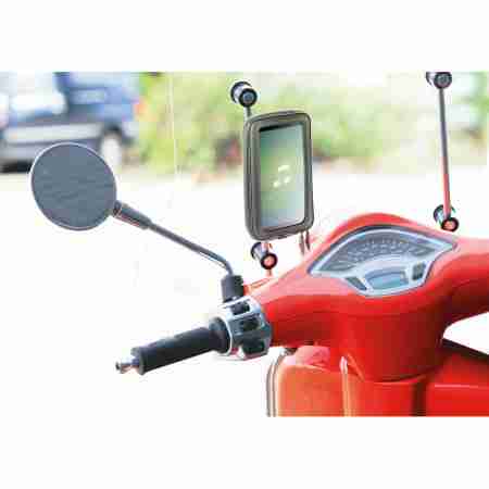 фото 6 Тримач телефону, планшета на мотоцикл Утримувач для смартфона Lampa Smart Scooter Case