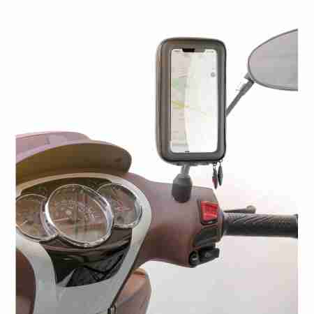 фото 10 Тримач телефону, планшета на мотоцикл Утримувач для смартфона Lampa Smart Scooter Case