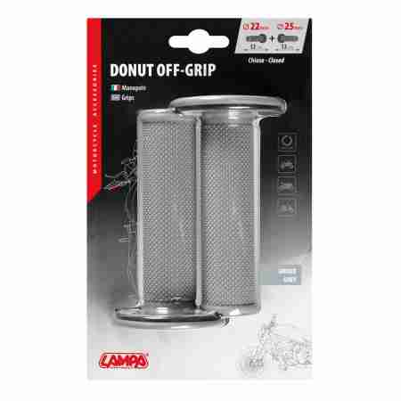 фото 3 Моторучкі Моторучки універсальні (мотогріпси)  Lampa Donut Off-Road Grey - Grey