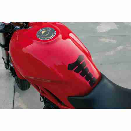 фото 3 Наклейки на мотоцикл-скутер Наклейка на бак Lampa Pro-Tank X4 Black