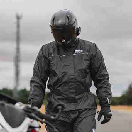 фото 7 Дощовики Мотокуртка дощова Oxford Rainseal Black XL