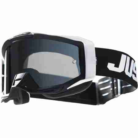 фото 3 Кроссовые маски и очки Мотоочки Just1 Iris 2.0 Logo White-Black Mirror Silver Len