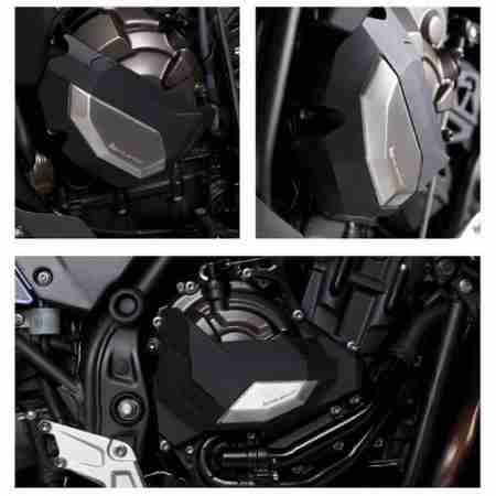фото 2 Пластик на скутер-мотоцикл Захист зчеплення та запалювання Polisport Clutch and Alternator Cover Black Kawasaki Z900