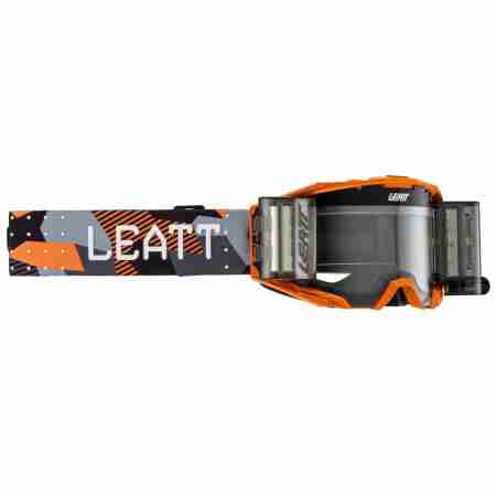фото 1 Кросові маски і окуляри Мотоокуляри Leatt Velocity 6.5 Roll-Off - Clear Orange Roll-Off