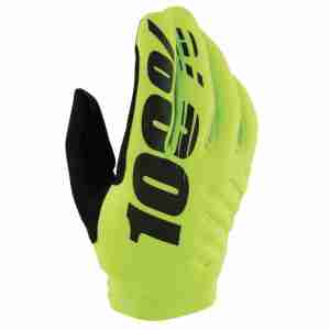 Мотоперчатки зимние Ride 100% Brisker Cold Weather Fluo Yellow L (10)
