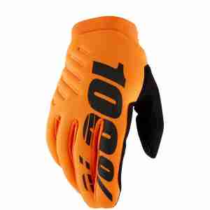 Мотоперчатки детские Ride 100% Brisker Cold Weather Fluo Orange YXL (8)