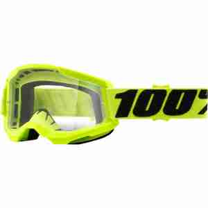 Мотоокуляри Ride 100% Strata 2 Fluo Yellow - Clear Lens, Clear Lens