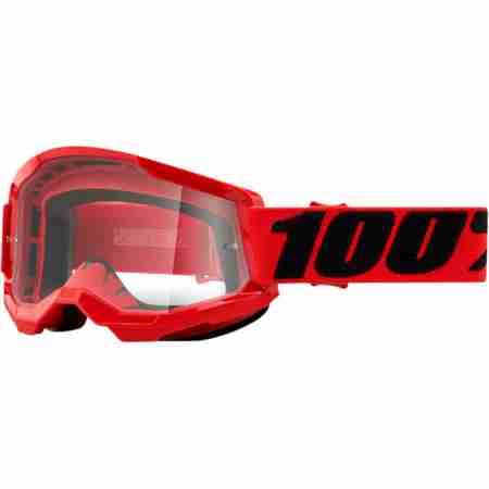 фото 1 Кросові маски і окуляри Мотоокуляри Ride 100% Strata 2 Red - Clear Lens, Clear Lens