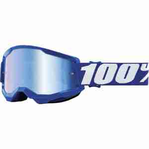 Мотоокуляри Ride 100% Strata 2 Blue - Mirror Blue Lens, Mirror Lens