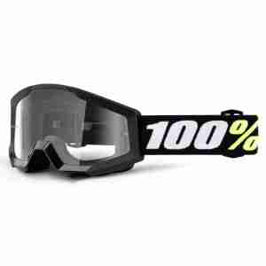 Мотоокуляри Ride 100% Strata Mini Black - Clear Lens, Clear Lens