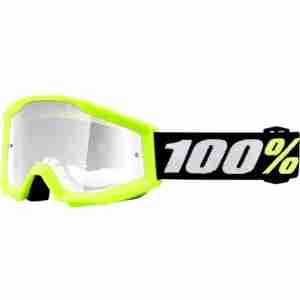Мотоочки детские Ride 100% Strata Mini Yellow - Clear Lens, Clear Lens