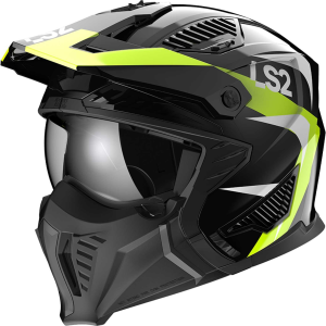 Мотошлем LS2 OF606 Drifter Triality Hi-Vis Yellow