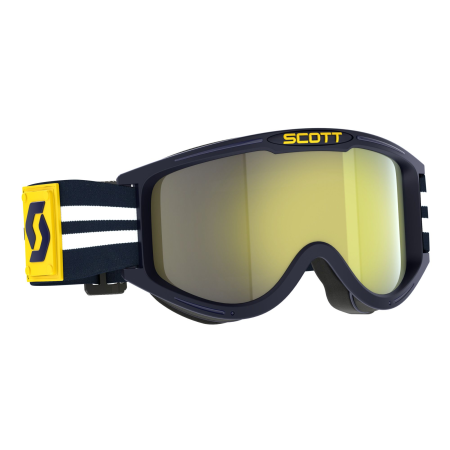 фото 1 Кроссовые маски и очки Мотоочки Scott 89X Era Blue-White-Yellow Chrome