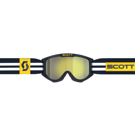 фото 2 Кросові маски і окуляри Мотоокуляри Scott 89X Era Blue-White-Yellow Chrome