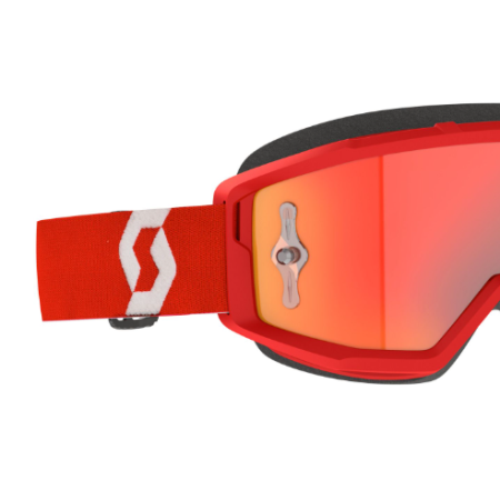 фото 3 Кроссовые маски и очки Мотоочки Scott Primal Red-White-Orange Chrome Works
