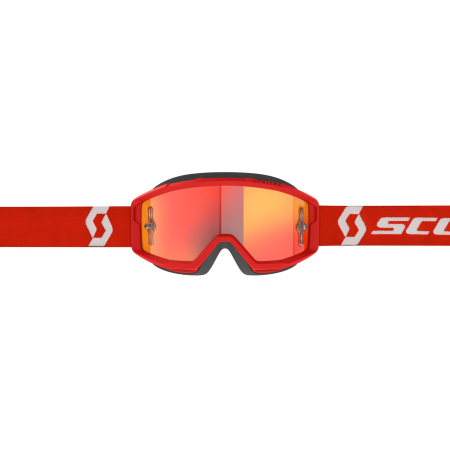 фото 2 Кросові маски і окуляри Мотоокуляри Scott Primal Red-White-Orange Chrome Works