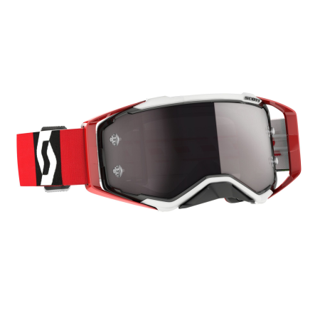фото 1 Кросові маски і окуляри Мотоокуляри Scott Prospect Red-Black-Silver Chrome Works