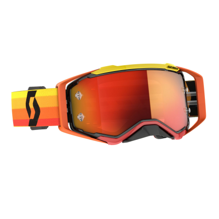 фото 1 Кросові маски і окуляри Мотоокуляри Scott Prospect Orange-Yellow Orange Chrome Works